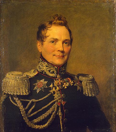 George Dawe Portrait of Karl Wilhelm von Toll oil painting image